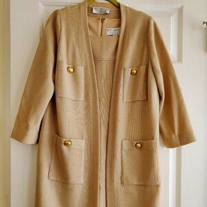 St. John Collection 2 Piece Dress & Jacket